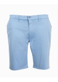 Short chino tencel grande taille bleu ciel