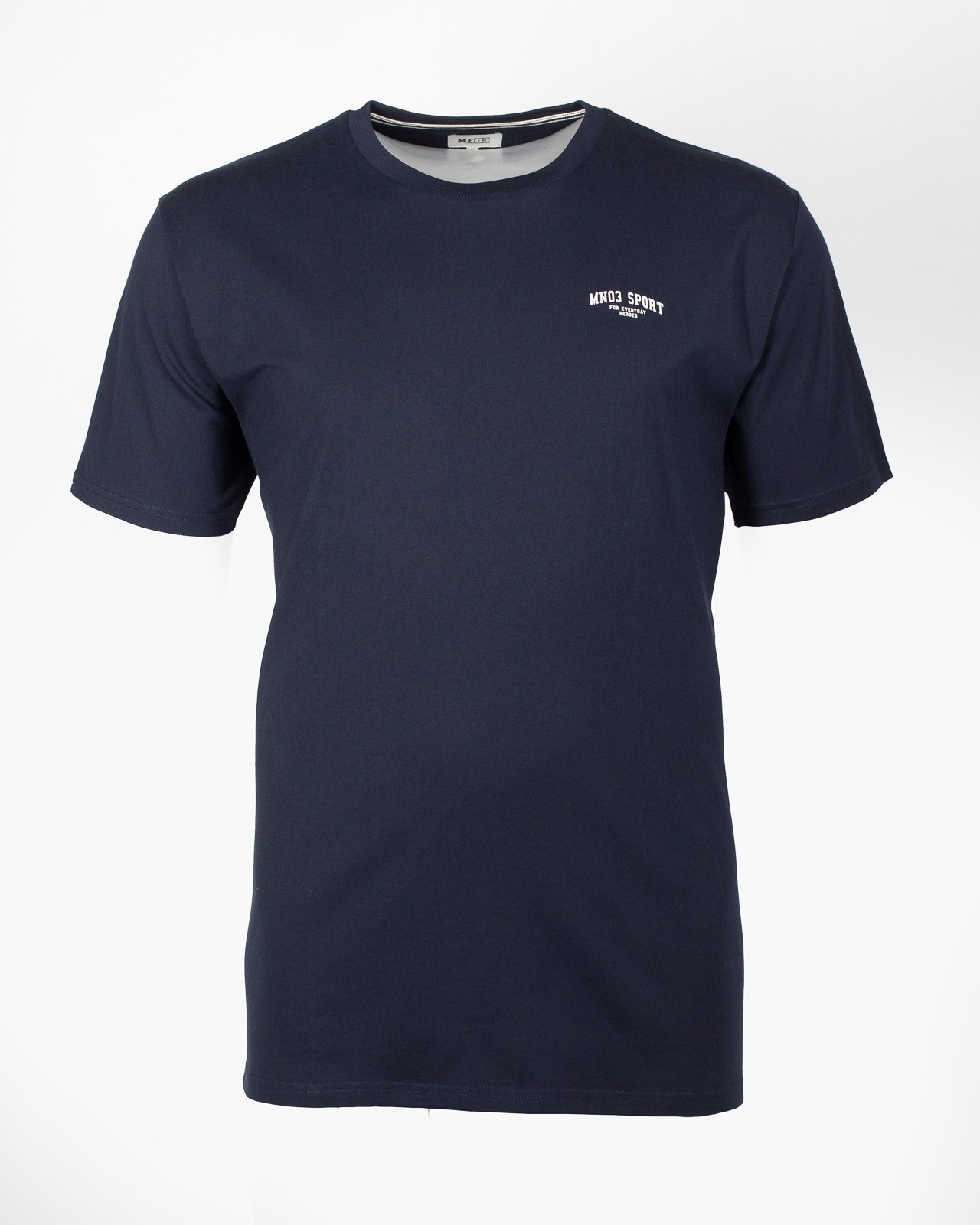 Tee-shirt grande taille bleu marine