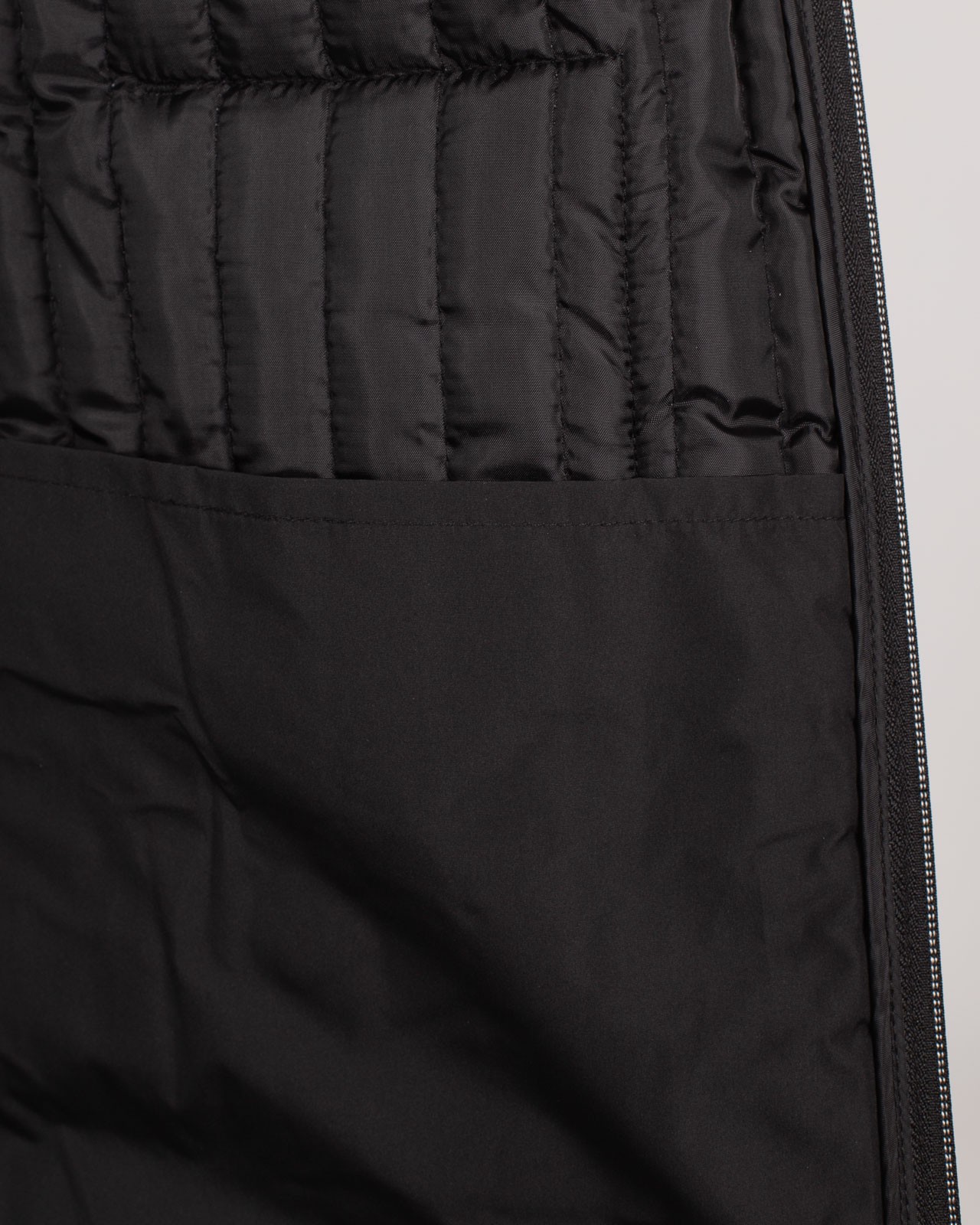 Doudoune sans manches matelassée grande taille noir