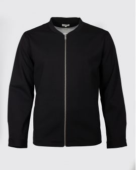 Blouson doublé grande taille noir