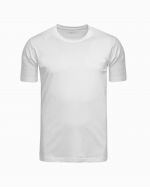 Lot 2 tee shirts grande taille Col rond Blanc en coton uni