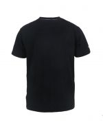 Tee shirt col rond grande taille noir en coton