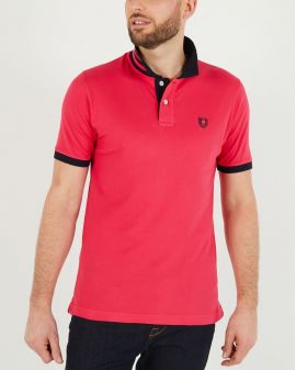 Polo piqué grande taille rose fuchsia