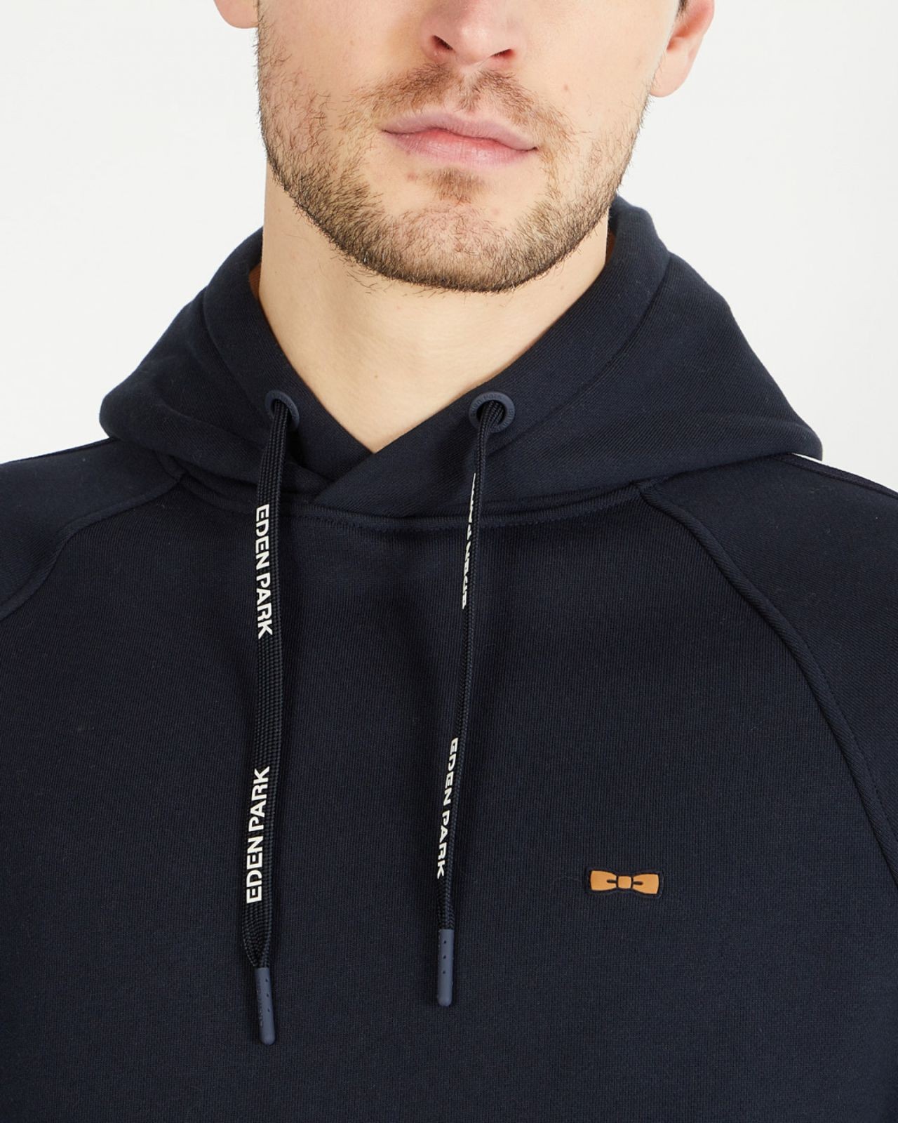 Sweat à capuche grande taille bleu marine