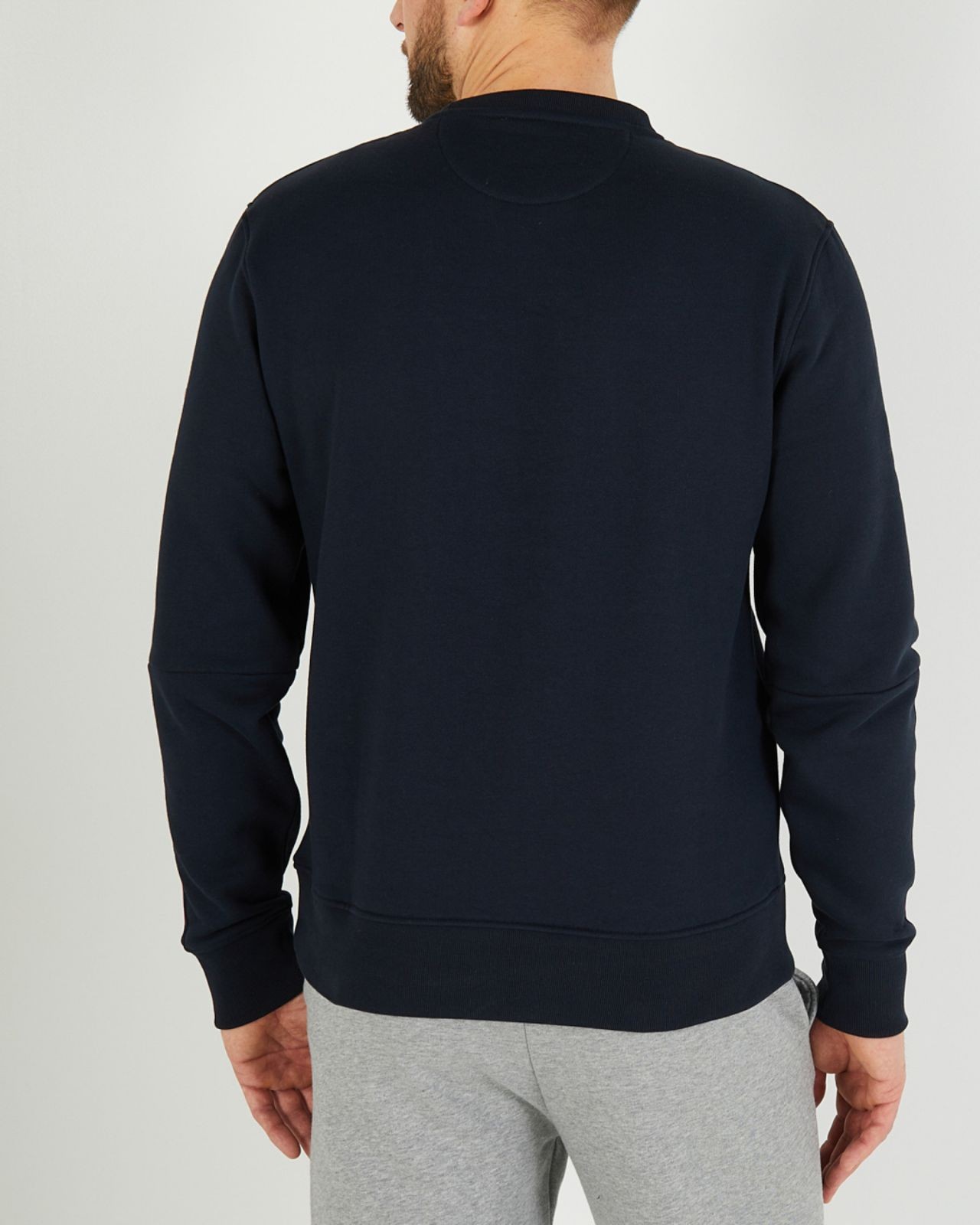 Sweat col rond grande taille bleu marine