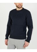 Sweat col rond grande taille bleu marine