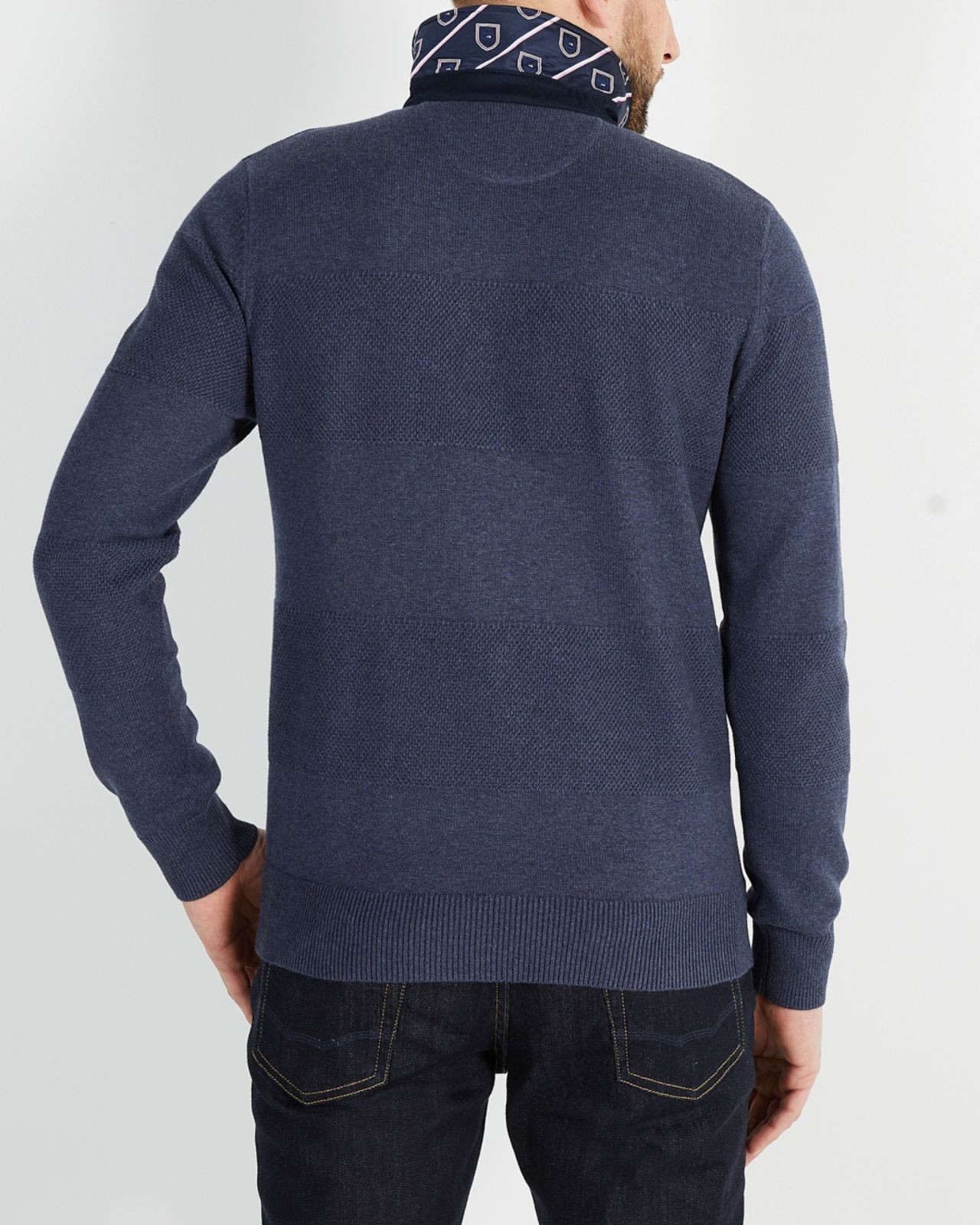 Pull maillot grande taille bleu indigo