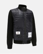 Gilet bi-matière grande taille noir