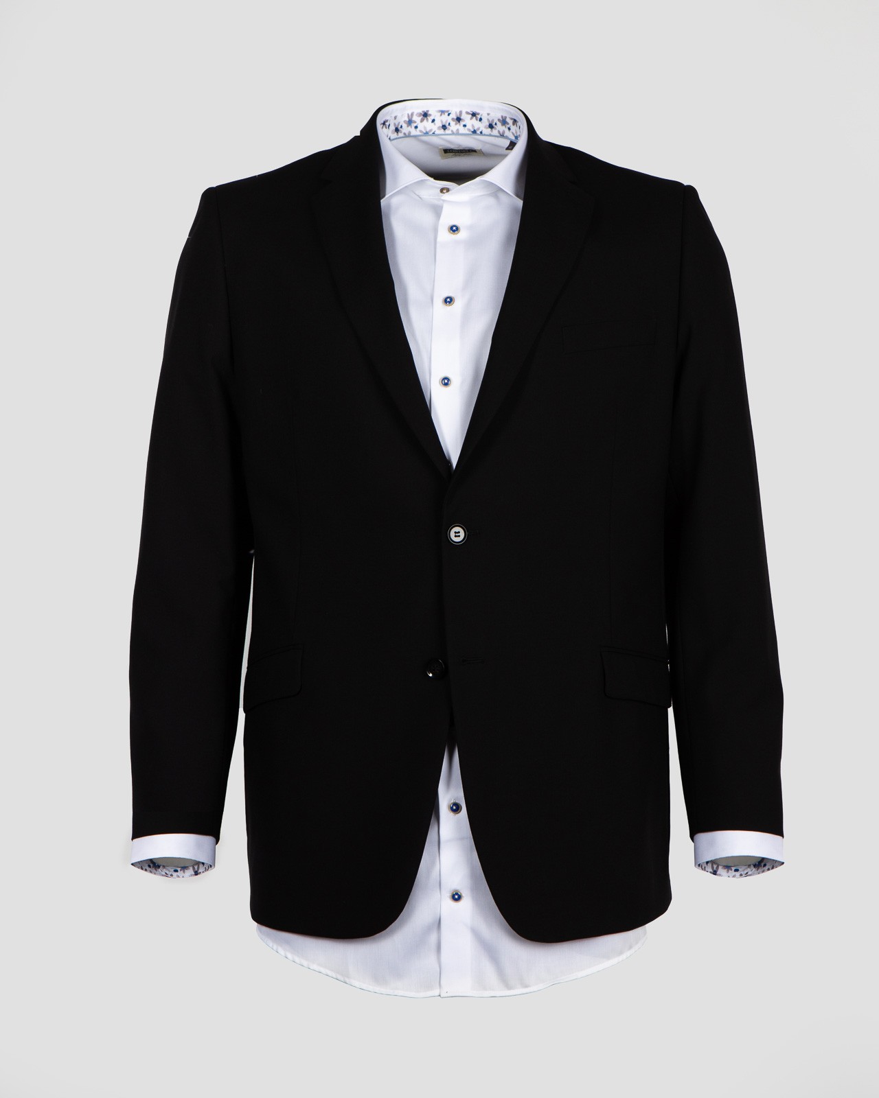 Veste de costume Classic noire pour homme grand