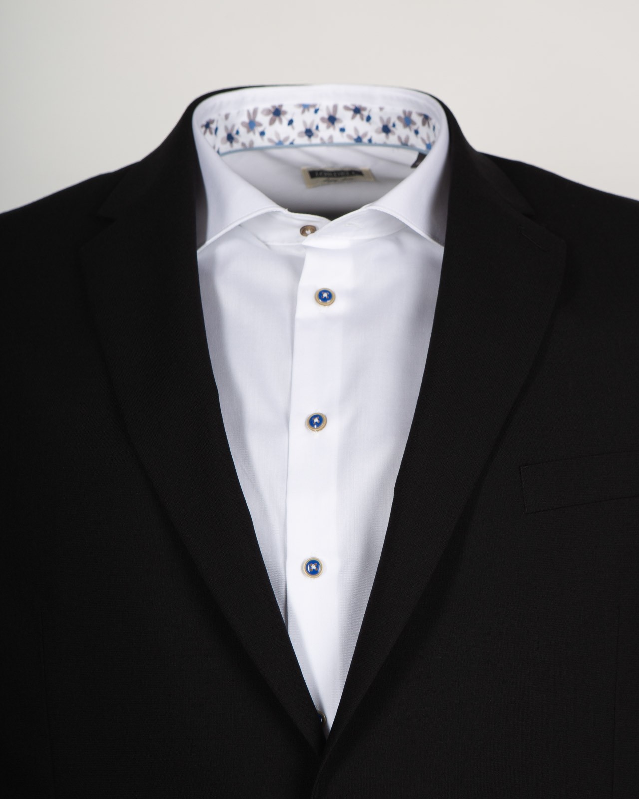 Veste de costume Classic noire pour homme grand