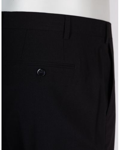 Pantalon de costume Classic noir pour homme grand