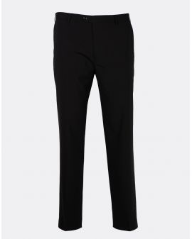 Pantalon de costume Classic noir pour homme grand