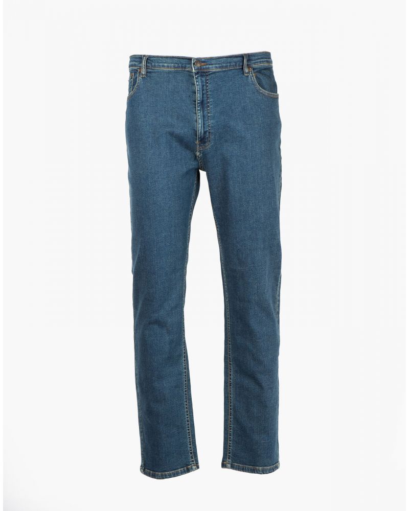 Jean stretch grande taille regular bleu