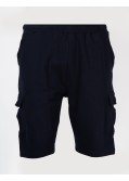 Short jogging cargo grande taille bleu marine