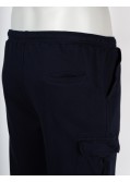Short jogging cargo grande taille bleu marine
