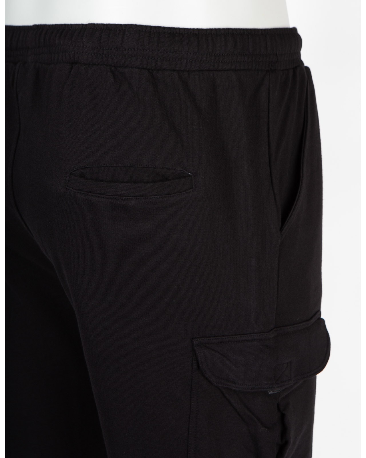 Short jogging cargo grande taille noir