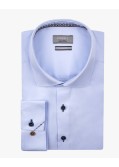 Chemise twill easy care grande taille bleu ciel
