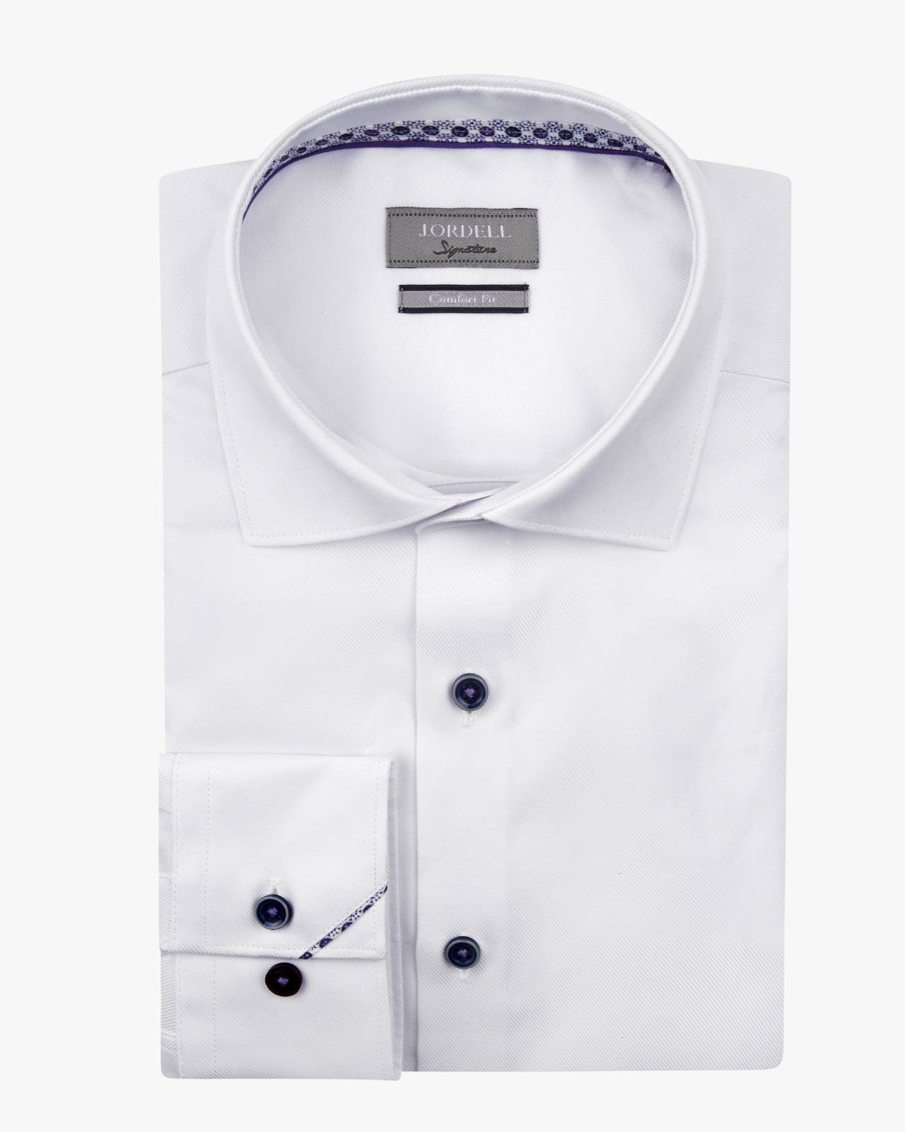 Chemise twill easy care grande taille blanc