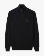 Pull col camionneur grande taille noir