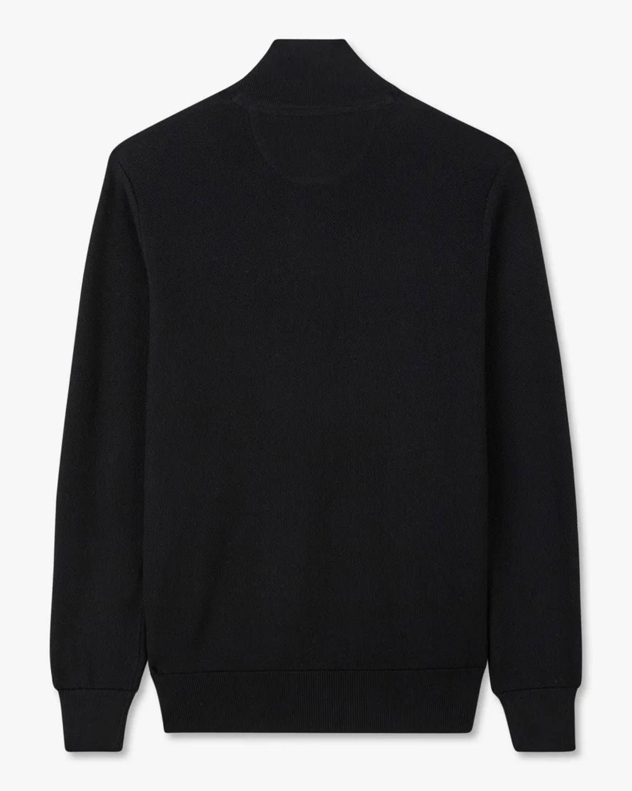 Pull col camionneur grande taille noir