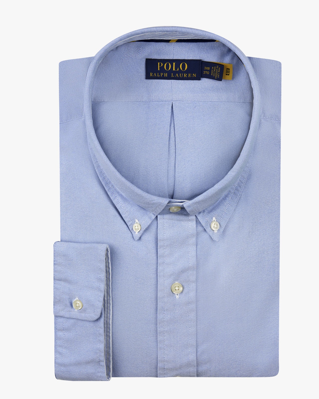 Chemise oxford grande taille bleu ciel