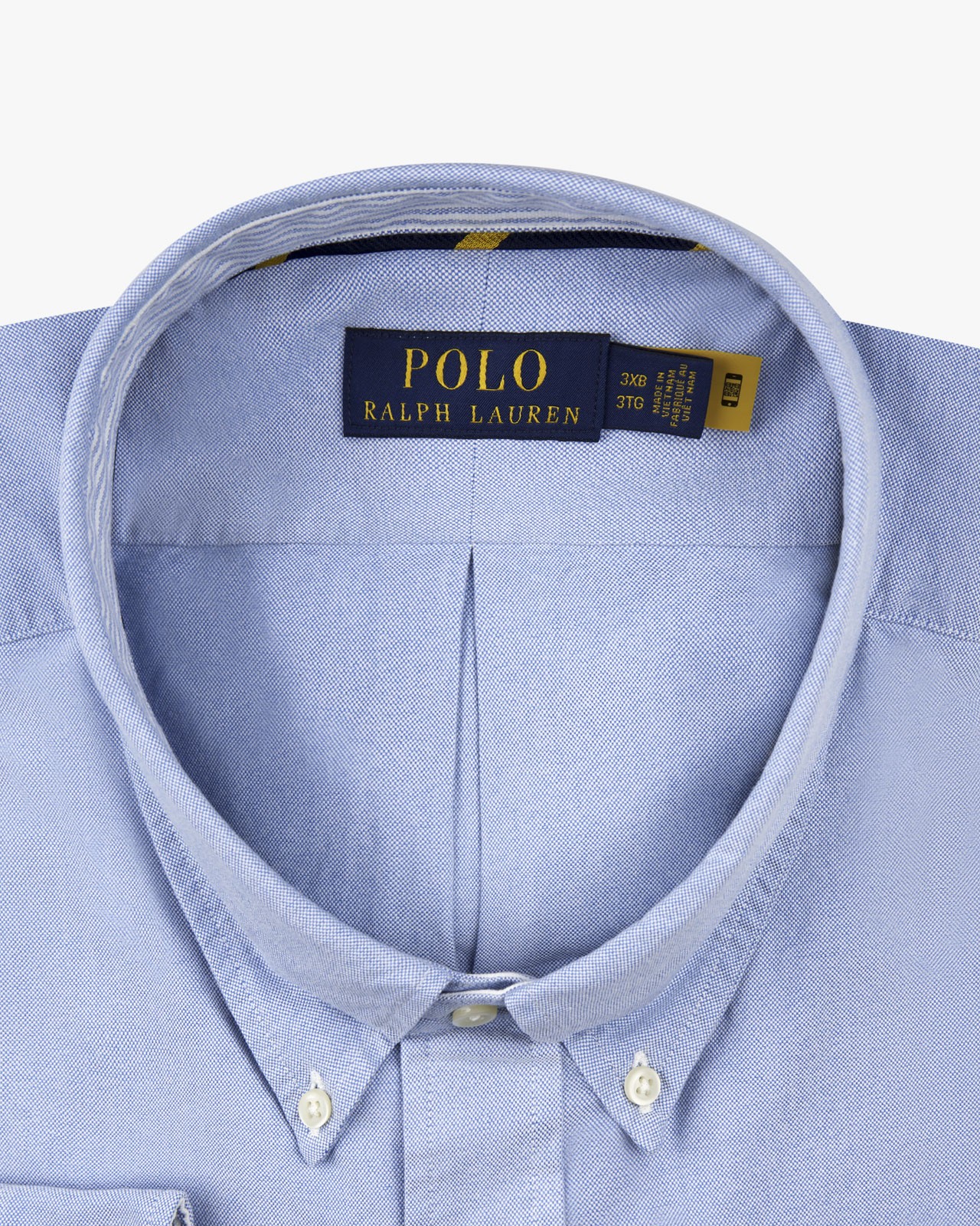 Chemise oxford grande taille bleu ciel