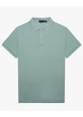 Polo piqué grande taille vert
