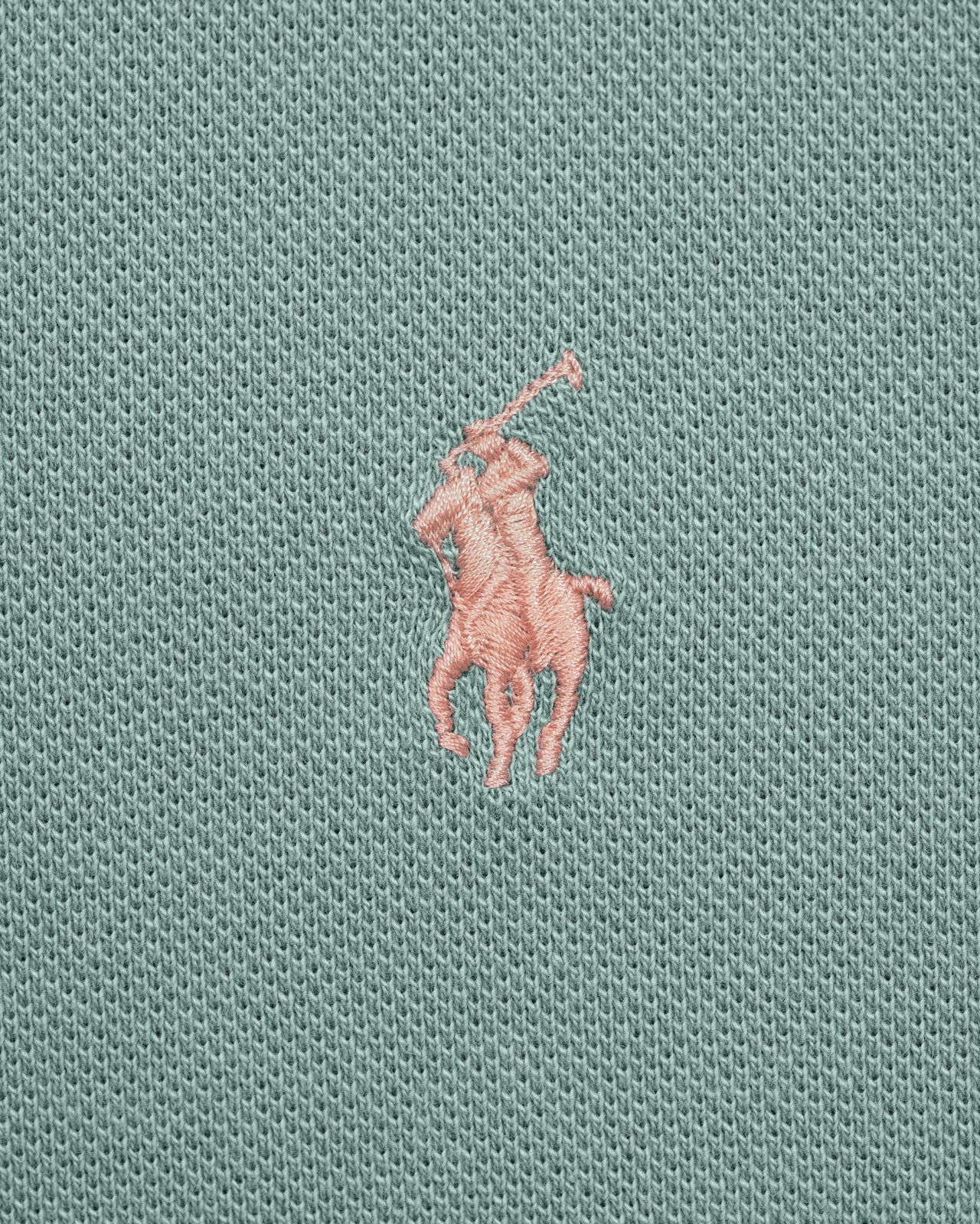 Polo piqué grande taille vert