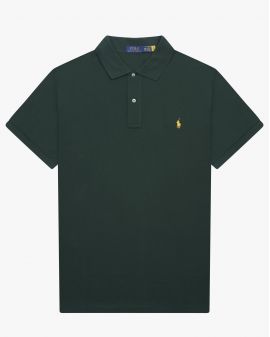 Polo piqué grande taille vert