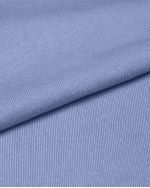 Polo manches longues jersey grande taille bleu indigo