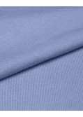 Polo manches longues jersey grande taille bleu indigo