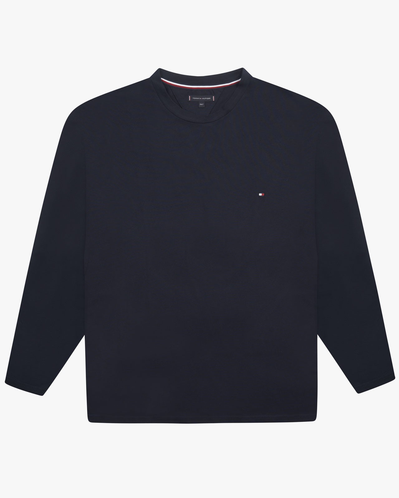 Tee-shirt manches longues grande taille bleu marine