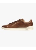 Sneakers Heritage Court Premium en cuir grande taille cognac