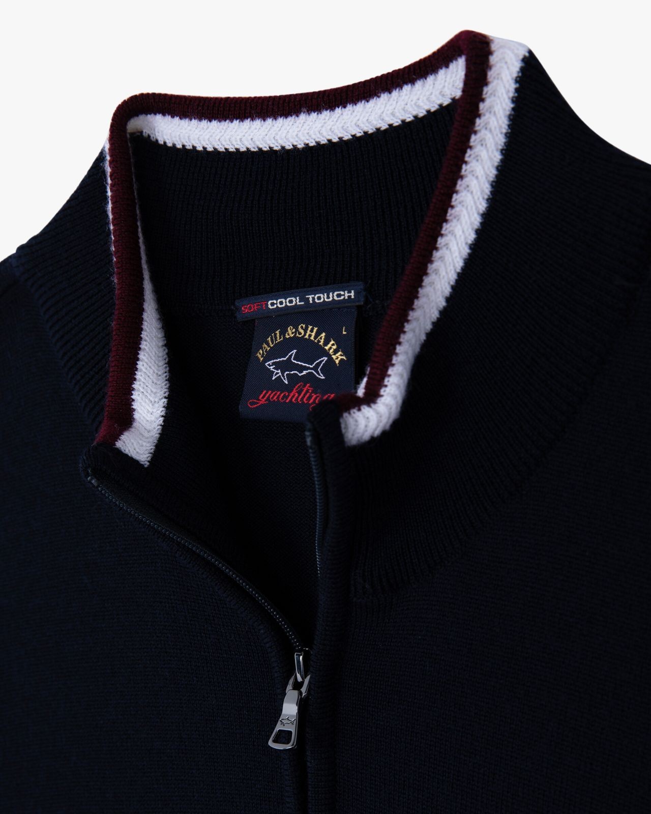 Pull col camionneur grande taille bleu marine