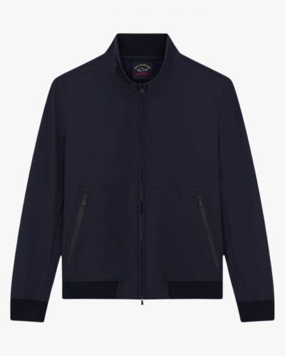 Blouson softshell grande taille bleu marine