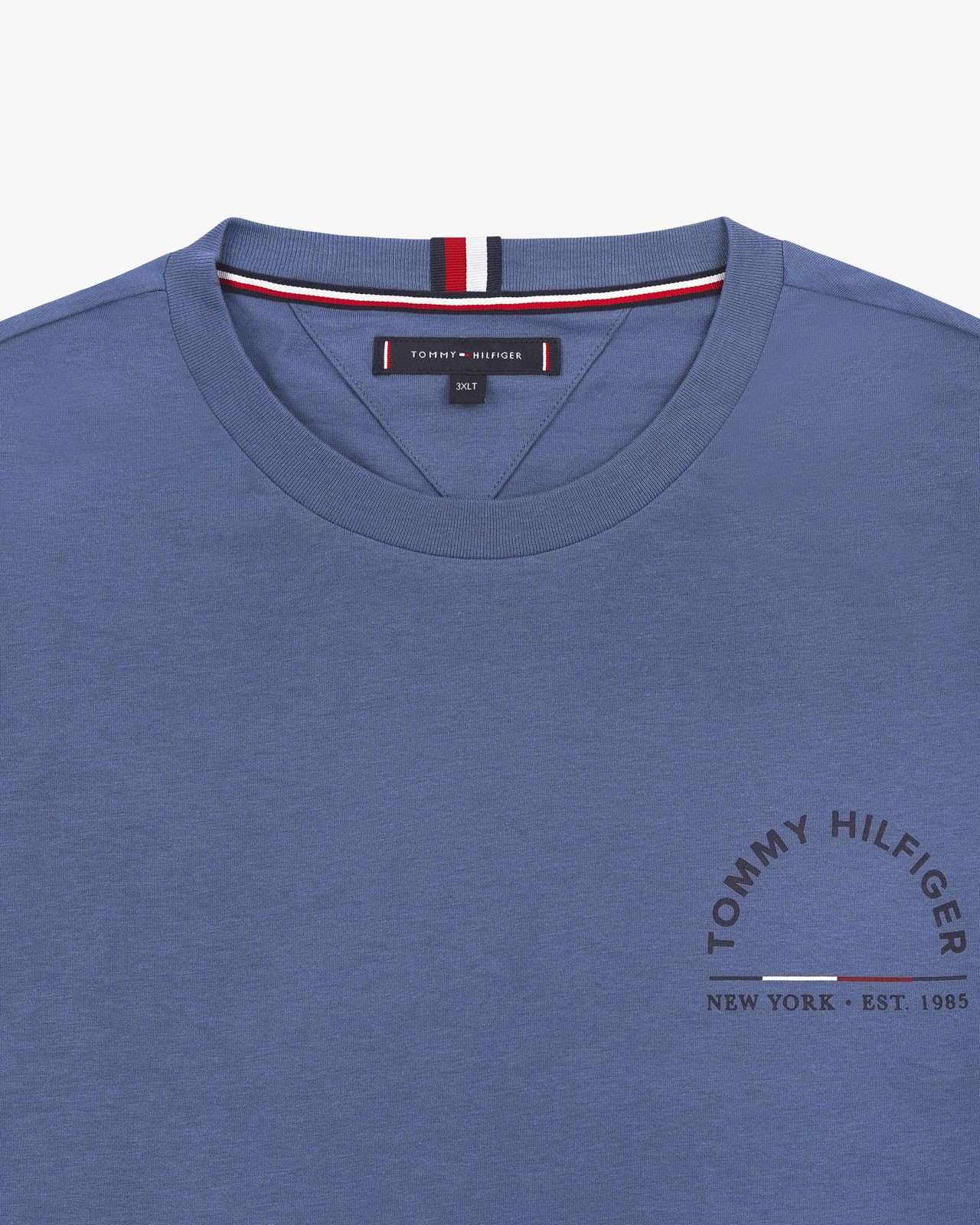 Tee-shirt grande taille bleu indigo