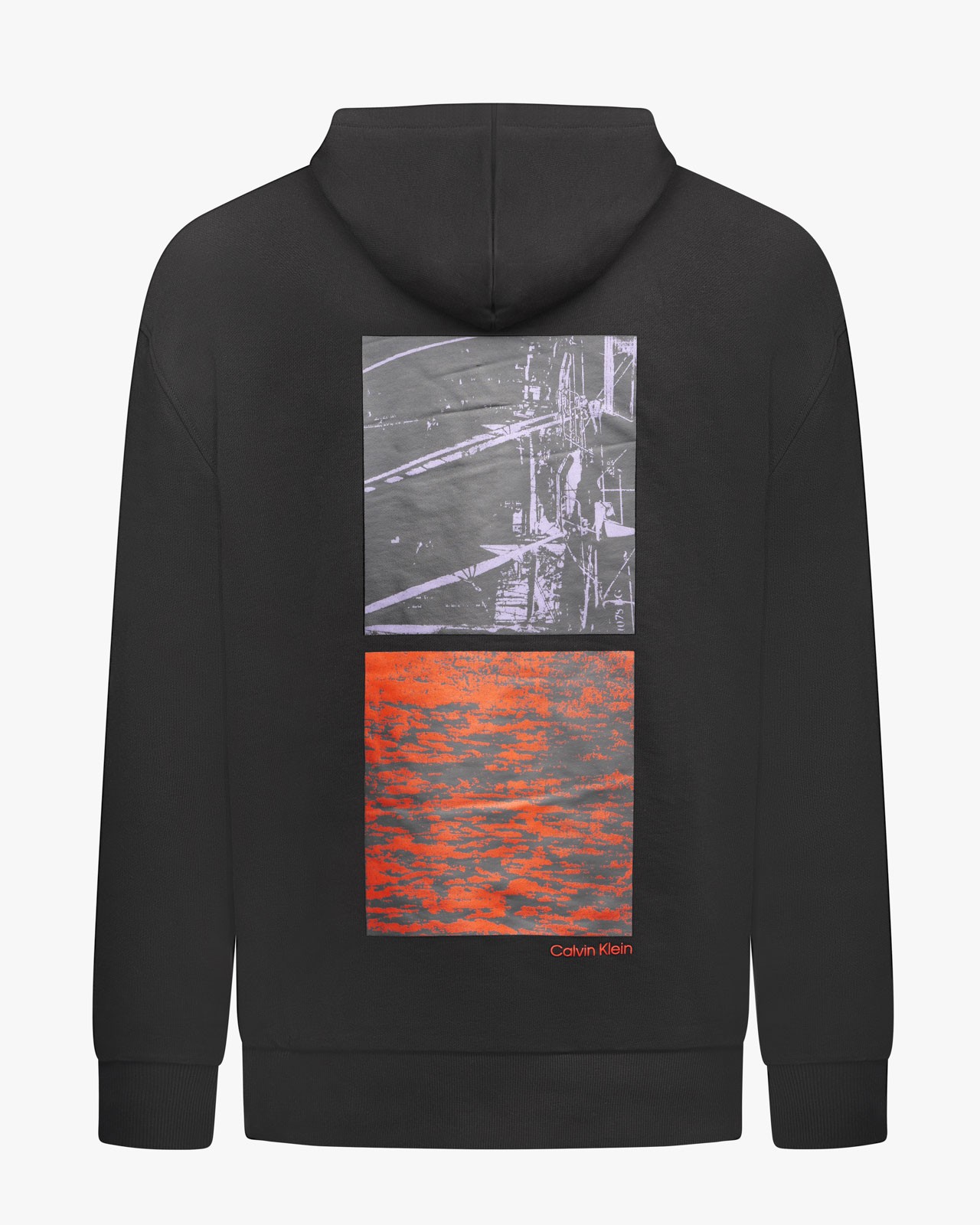 Sweat à capuche grande taille noir