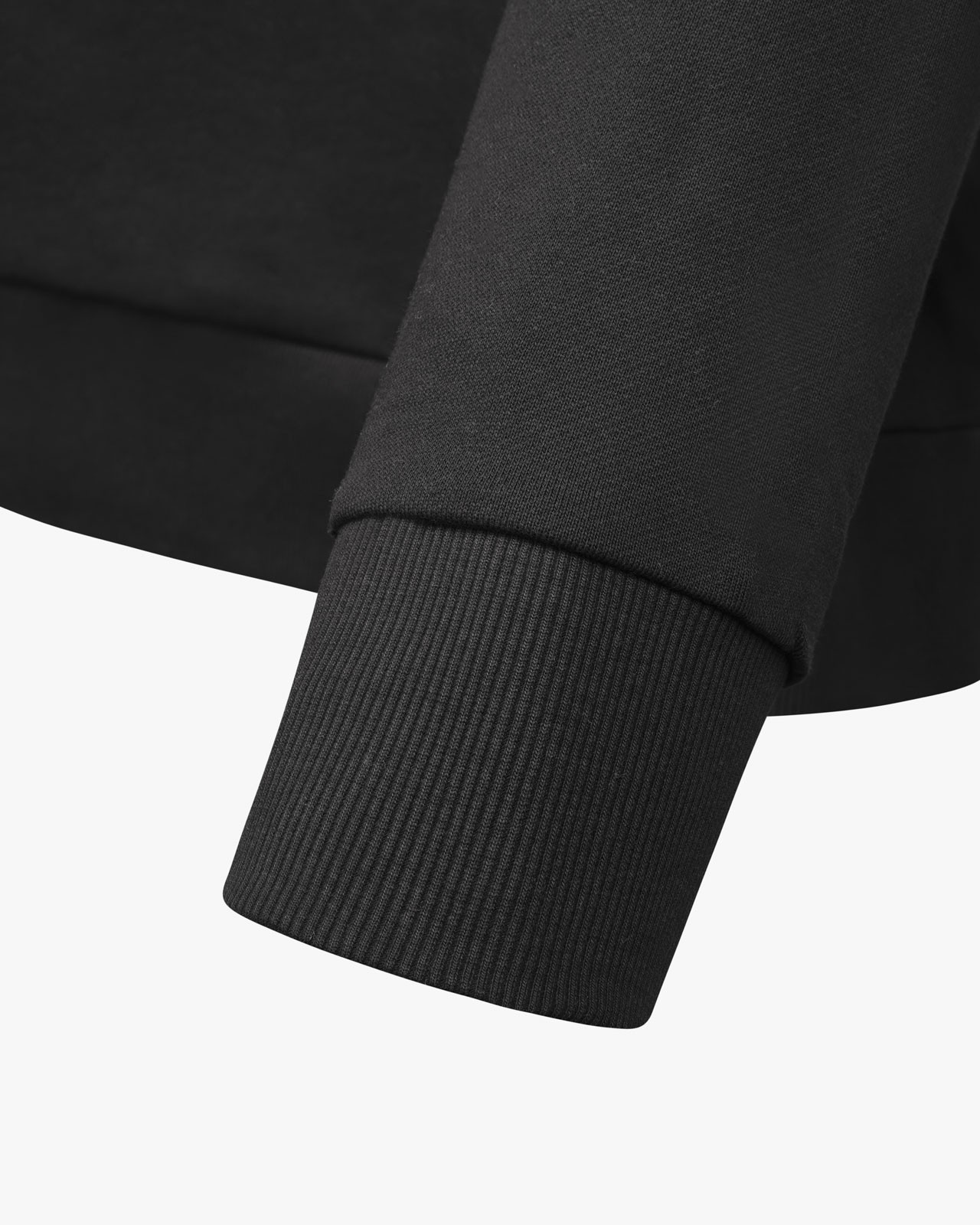 Sweat à capuche grande taille noir