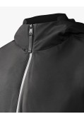 Blouson à capuche grande taille noir