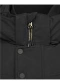 Blouson grande taille noir