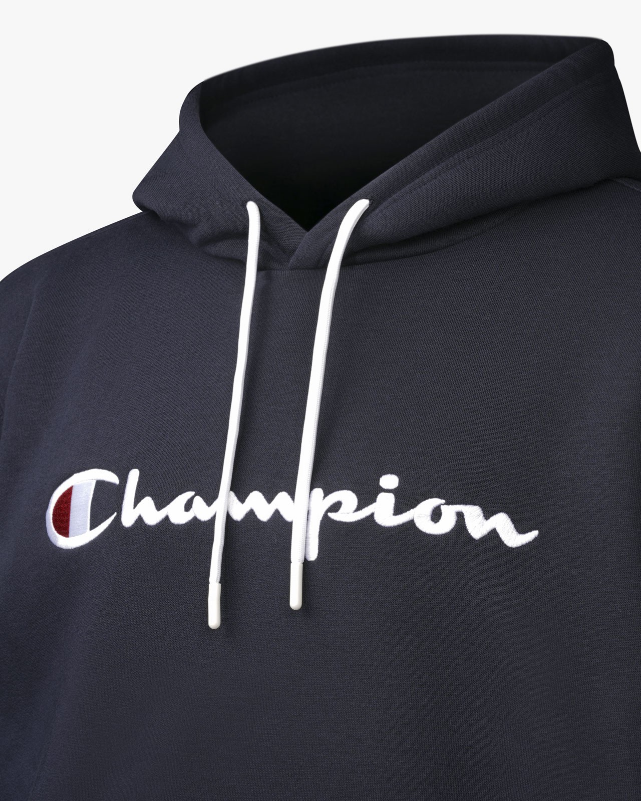 Sweat à capuche grande taille bleu marine