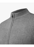 Gilet zippé pour homme grand gris