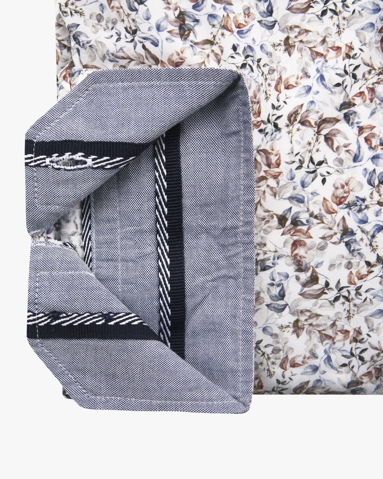 Chemise fantaisie grande taille blanc