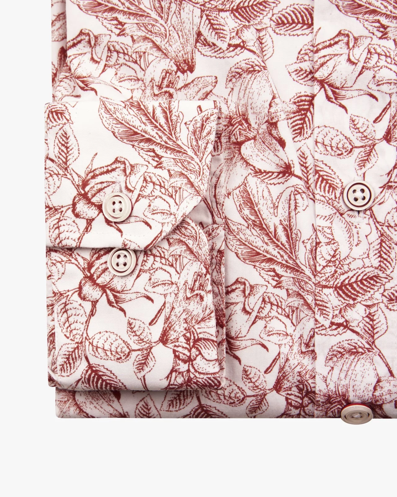 Chemise grande taille brique