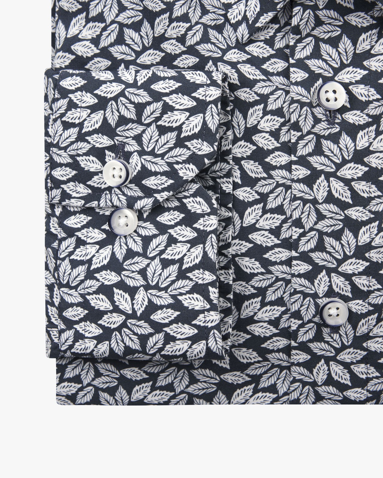 Chemise fantaisie grande taille bleu marine