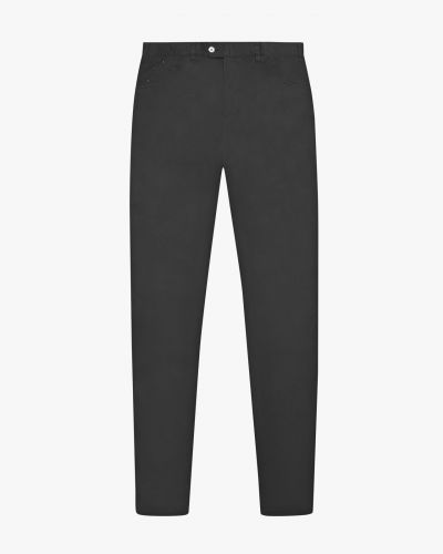 Pantalon chino twill grande taille noir