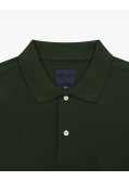 Polo piqué avec poche grande taille vert