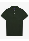Polo piqué avec poche grande taille vert