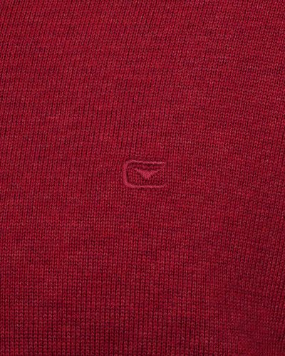 Pull pima coton grande taille rouge