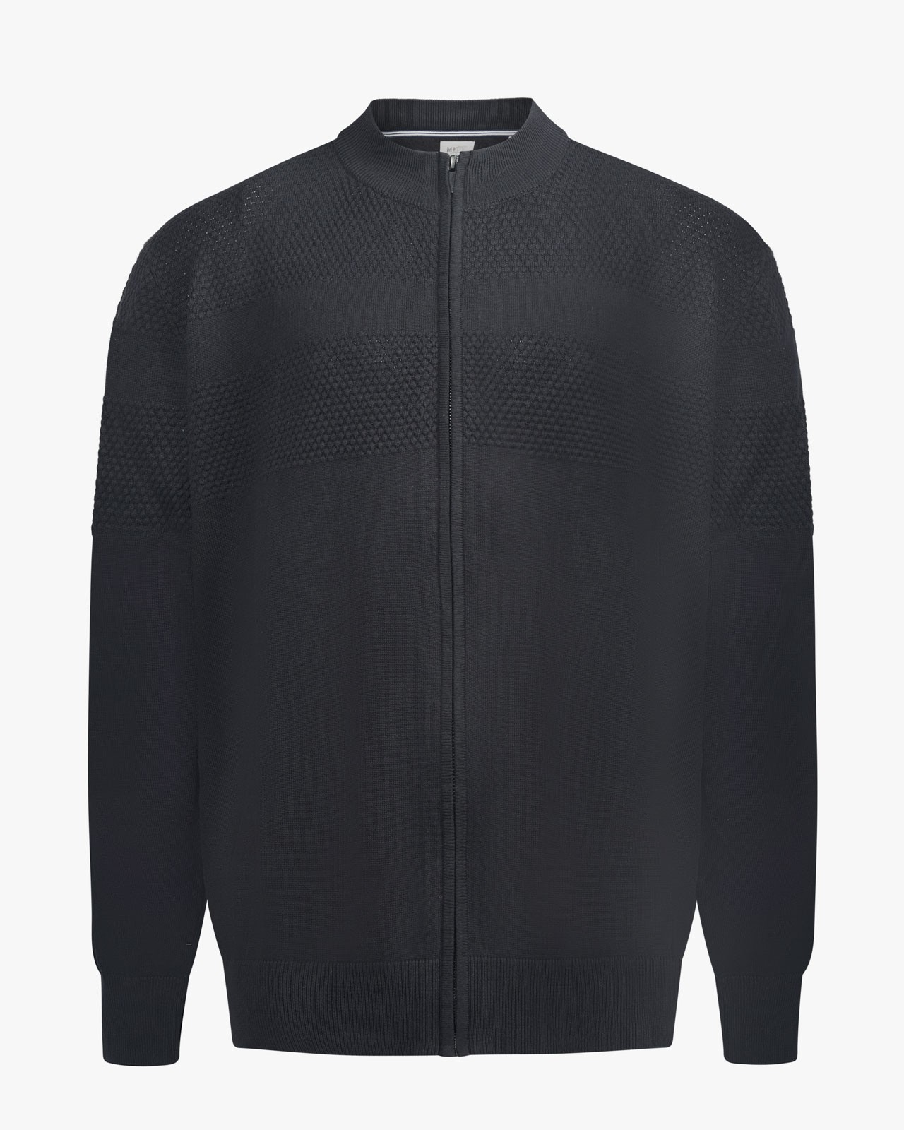 Gilet zippé grande taille noir